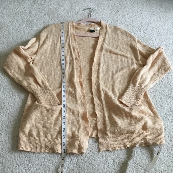 Roxy Beige Cotton Blend Knitted Cardigan - Picture 5 of 11